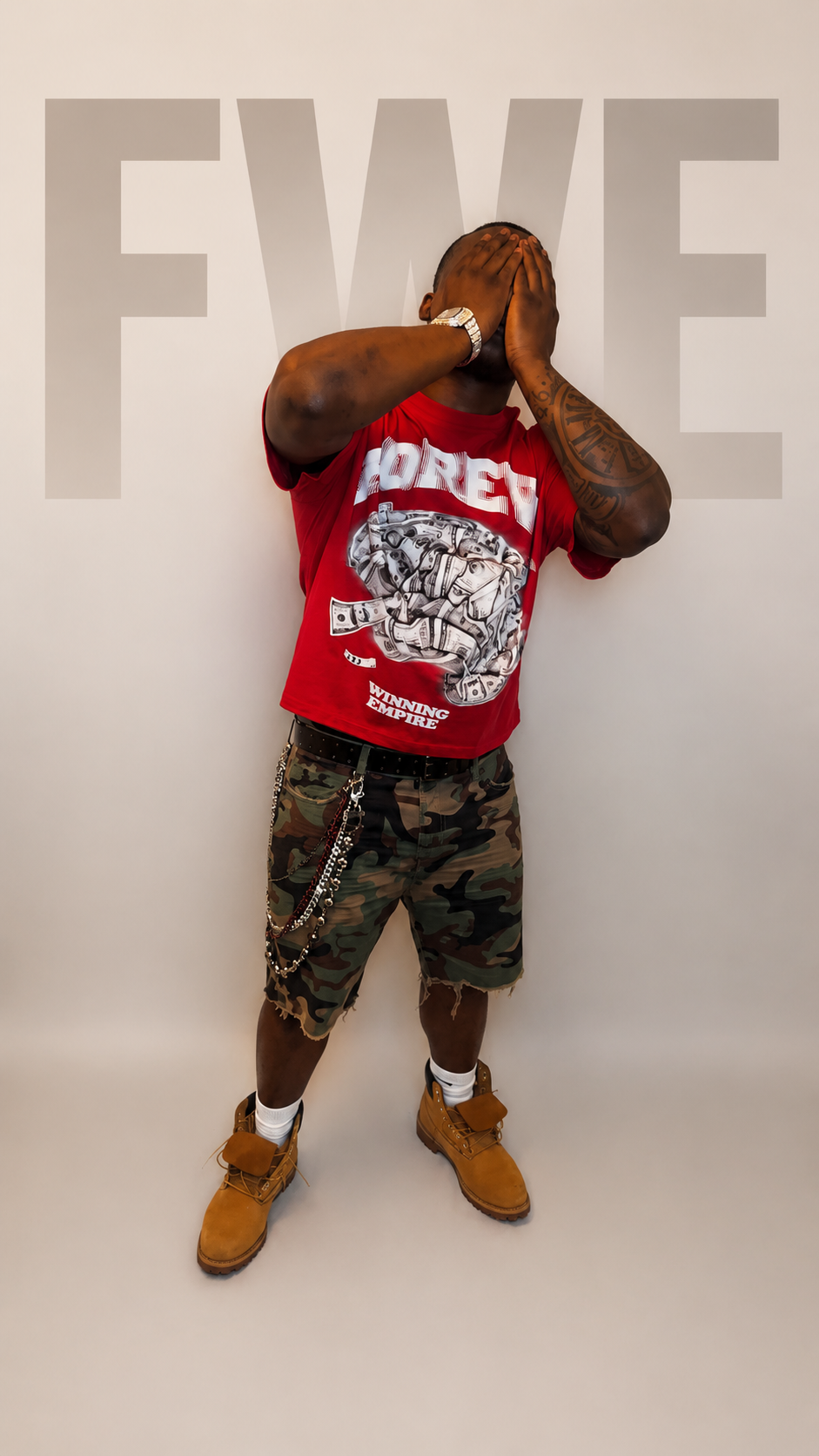 Money On My Mind OverSized Tee Shirt